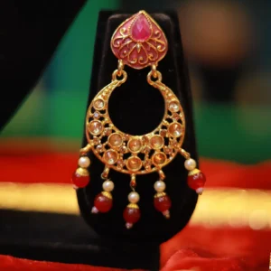 Posh Gold Plated Earings Pink_1