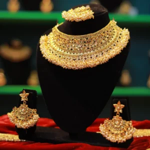 Posh Limited Edition Gold Plated Necklace and Earrings Set