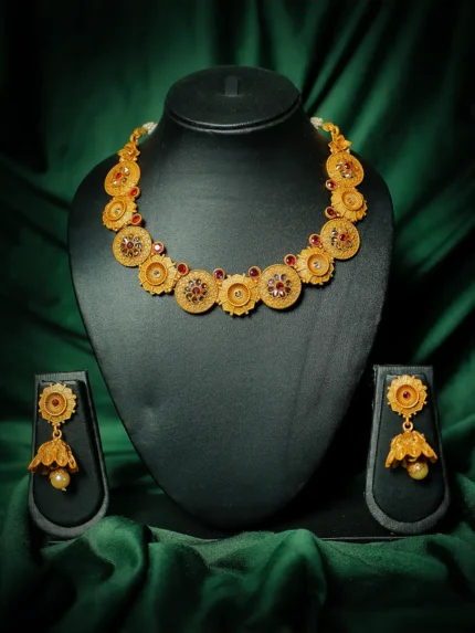 Posh Choker Set for Bride Wedding Rental - 11