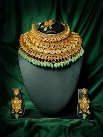 Posh Choker Set for Bride Wedding Rental - 12