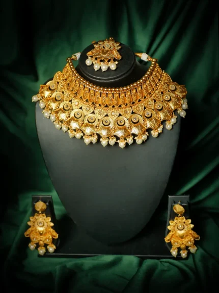 Posh Choker Set for Bride Wedding Rental - 13