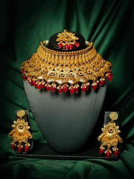 Posh Choker Set for Bride Wedding Rental - 17