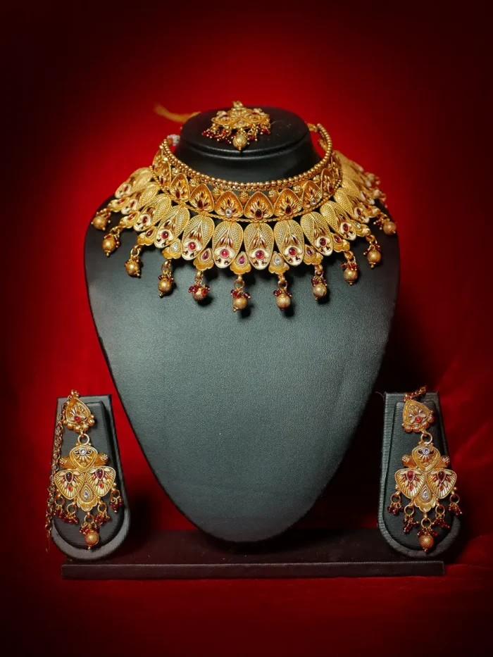 Posh Choker Set for Bride Wedding Rental - 1