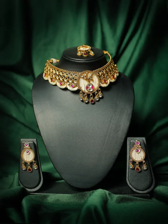Posh Choker Set for Bride Wedding Rental - 21