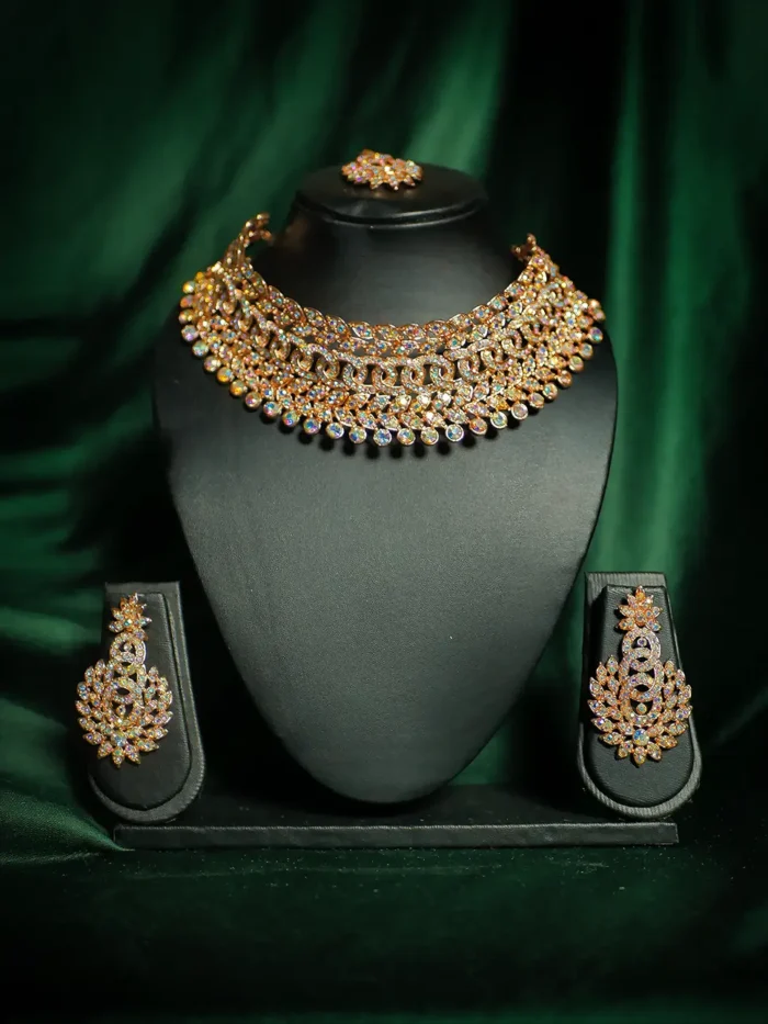Posh Choker Set for Bride Wedding Rental - 25
