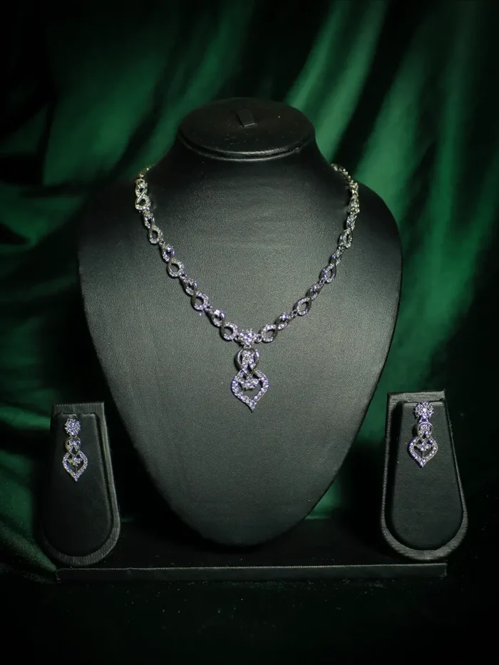 Posh Choker Set for Bride Wedding Rental - 28