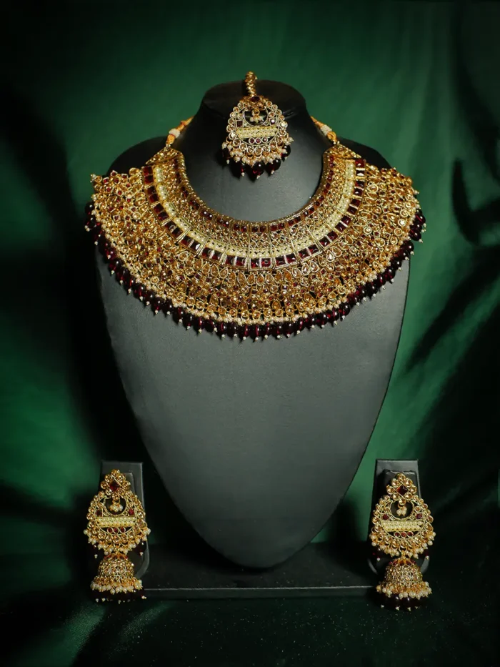 Posh Choker Set for Bride Wedding Rental - 31