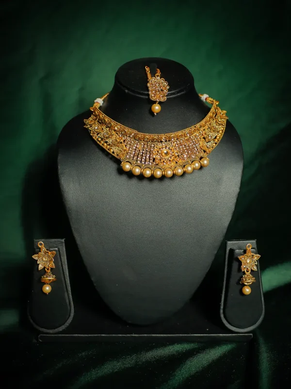 Posh Choker Set for Bride Wedding Rental - 34