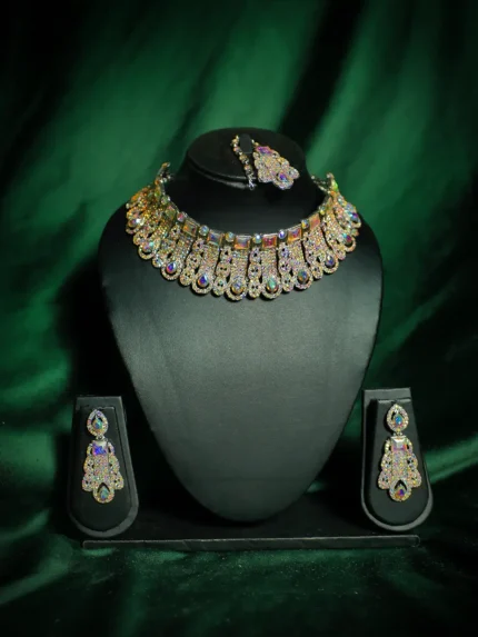 Posh Choker Set for Bride Wedding Rental - 46