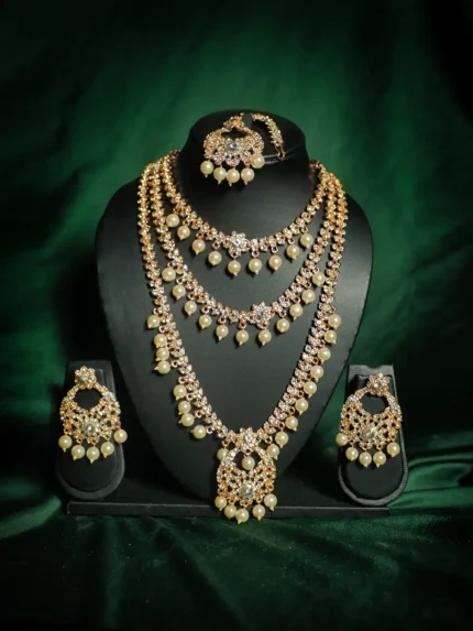 Posh Choker Set for Bride Wedding Rental - 49