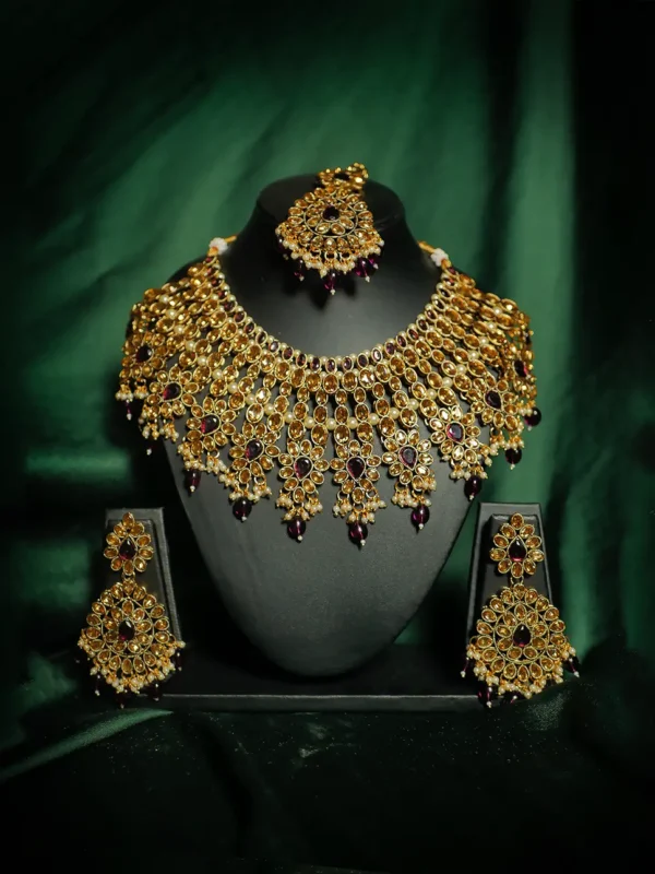 Posh Choker Set for Bride Wedding Rental - 53