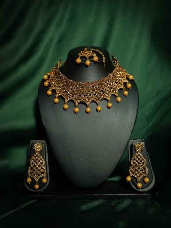 Posh Choker Set for Bride Wedding Rental - 55