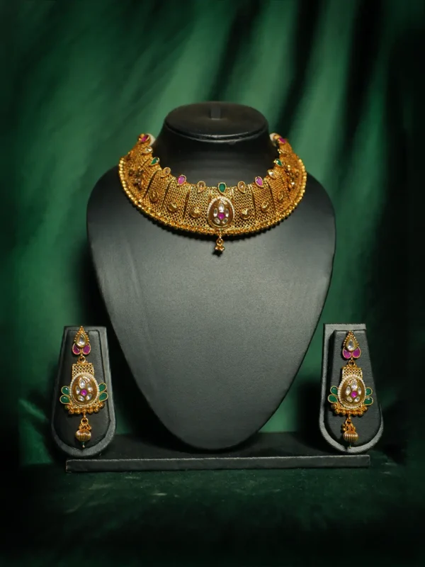 Posh Choker Set for Bride Wedding Rental - 58