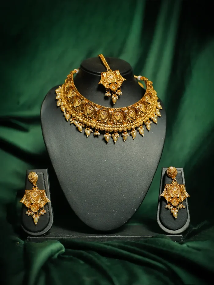 Posh Choker Set for Bride Wedding Rental - 63