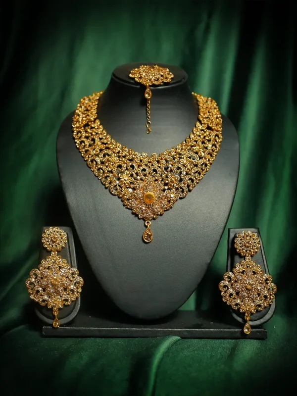 Posh Choker Set for Bride Wedding Rental - 74