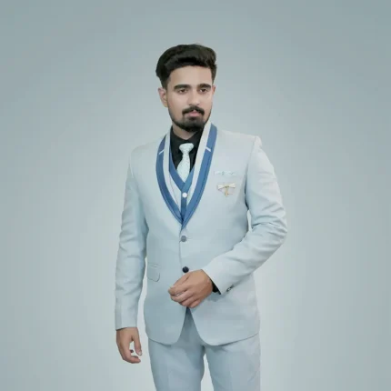 Premium Skyblue Wedding Suit for Men